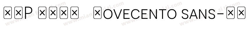 FSP DEMO   Novecento sans字体转换